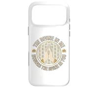The Divine In Me Positive Spiritual Yoga Namaste Meditation Case for iPhone 17 Pro Max
