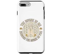 The Divine In Me Positive Spiritual Yoga Namaste Meditation Case for iPhone 7 Plus/8 Plus