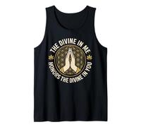 The Divine in Me Positive Spiritual Yoga Namaste Meditation Tank Top