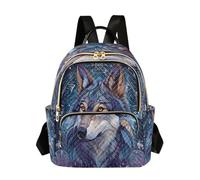 The Diviner Wolf Backpack Women Ladies Handbag Shoulder Bag Casual Daypack Gift for College Work Medium