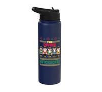 The Diving Nutcracker Funny Christmas Diver Stainless Steel Insulated Water Bottle