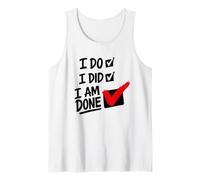 The Divorce Survivor Checklist Celebration Tank Top