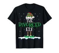 The Divorced Elf - Divorce Party Christmas Divorcement T-Shirt