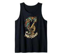 The DNA of Science Graphic with Microscope Tank Top