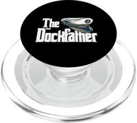 The Dockfather Funny Boating Fishing Boat Dad Captain Boater PopSockets PopGrip for MagSafe