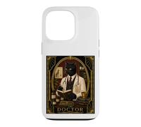 The Doctor Black Cat Art Deco Murder Mystery Case for iPhone 13 Pro