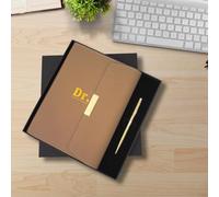 The Doctor Diary Planner Academic Diary 2025-2026 A5 Week to View July to August Doctor Gift Box With Pen (Brown)