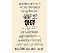 The Doctor's Quick Weight Loss Diet