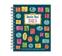 The Dodo Pad Mini / Pocket Diary 2025 - Week to View Calendar Year : A Portable Diary-Organiser-Planner Book with space for up to 5 people/appointments/activities. UK made, sustainable, plastic free