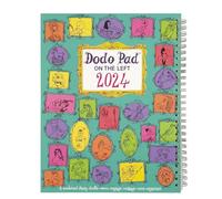 The Dodo Pad ON THE LEFT Desk Diary 2024 - Week to View, Calendar Year Diary: A Diary-Organiser-Planner Book for left handers for up to 5 people/activities. UK made, sustainable, plastic free