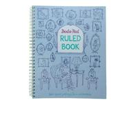 The Dodo Pad Ruled Book A5: Save your Jottings from Extinction! 132 8mm riled pages of high quality 120gsm paper good for fountain pens. Sustainably ... from recycled coffee cups: 100% Plastic Free