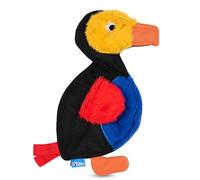 The Dodo Stuffing-free Durable Dodo Bird Dog Toy; Stuffingless Toy for Dogs; No Stuffing Dog Toys with Crinkle Sound and Squeaker; Dodo BirdToy for Dogs in Flat Style Plush