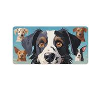 The Dog Breed Desk Pad Waterproof Writing Mouse Pad Non-Slip Laptop Desk Protector Large Office Desk Mat Computer Keyboard Rubber Mat for Work Home Decor 12" X 24"