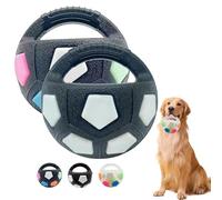 The Dog Calming Ball, Dog Calming Rubber Ball with Handle, Interactive Pet Toy, for Water Play, Training & Outdoor Games (Type A+B)