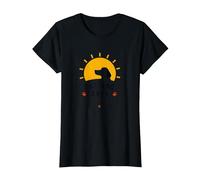 The Dog Days are The Best Days Sunny Pet Lover T-Shirt, Women, Black, L