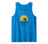 The Dog Days are The Best Days Sunny Pet Lover Tank Top, Men, Sapphire, XXL