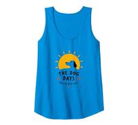 The Dog Days are The Best Days Sunny Pet Lover Tank Top, Women, Sapphire, M