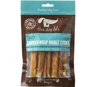 The Dog Deli Premium Dog Treats Tasty Chicken Wrap Nibble Sticks