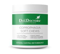 The Dog Doctors Coprophagia Soft Chews 120 Count - Gut Health For Dogs - Stool Eating Deterrent with Pre and Pro Biotics for Dog Gut Health - For All Dog Breeds & Sizes See Desired Results in 4 Weeks