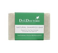 The Dog Doctors Natural Shampoo Bar 80g,4 Bars, Flea Shampoo for Dogs with Tea Tree & Neem Oil,Handmade Soap Bar for Coat & Skin Care,SLS/SLES & Paraben Free,Vegan Formula,Dog Shampoo for Itchy Skin