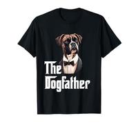 The Dog Father Boxer Boxer Dog Owner Dog Dad Funny T-Shirt