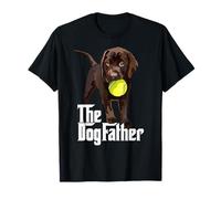 The Dog Father Brown Labrador Chocolate Puppy Dog T-Shirt