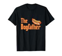 The Dog Father Hot Dog Father's Day BBQ Grilling Grill Daddy T-Shirt