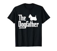 The Dog Father, Scottish Terrier Lover, Best Dog Daddy Ever T-Shirt