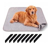 The Dog Hub Arctic Cooling Dog Mat Large, Chemical-Free Gel (Grey, L)