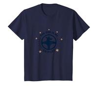 The Dog is My Co-Pilot Paw Print Travel Companion T-Shirt, Kids, Navy, 2 Years