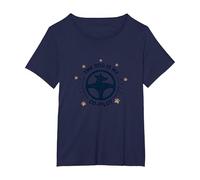 The Dog is My Co-Pilot Paw Print Travel Companion T-Shirt, Women's Plus, Navy, 5X