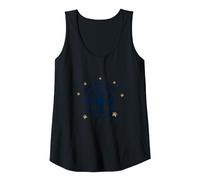The Dog is My Co-Pilot Paw Print Travel Companion Tank Top, Women, Black, XL