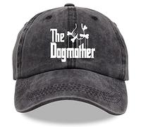 The Dog Mother Hat - Lover Gifts for Women, Mother's Day Adjustable Distressed Best Mom Baseball Cap Denim