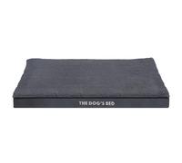 The Dog’s Bed Orthopaedic Dog Bed Replacement Outer Cover - for CertiPUR-Certified Foam Beds, Plush Fabric, Grey, Large