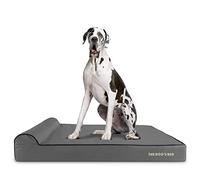 The Dog’s Bed Orthopaedic Dog Bed XXL Grey with Black Trim 135x91x15cm, Waterproof Memory Foam Dog Bed