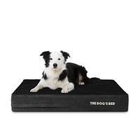The Dog’s Bed Orthopaedic Memory Foam Dog Bed with Enhanced Support, Large Black Plush 101x64x15cm, Waterproof, Supportive Dog Bed with Replaceable Covers, Veterinary Approved