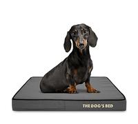 The Dog’s Bed Orthopaedic Memory Foam Dog Bed with Enhanced Support, Small Grey with Black Trim, Waterproof, Supportive Dog Bed with Replacable Covers, Veterinary Approved