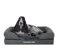 The Dog’s Bed, Plush Orthopaedic Memory Foam Waterproof Dog Beds, Eases Pet Arthritis & Hip Dysplasia Pain, Therapeutic & Supportive Dog Bed, Washable Covers - Medium