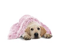 The Dog’s Blanket Sound Sleep Donut Dog Blanket, Large Pink 72x107cm, Calming, Anti-Anxiety Snuggler Blanket