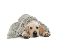 The Dog’s Blanket Sound Sleep Donut Dog Blanket, Large Silver Grey 72x107cm, Calming, Anti-Anxiety Snuggler Blanket