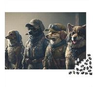 The Dog Squad Jigsaw Puzzle for Adults, 1000 Pieces, 38x26cm/1000pcs, New Year Hobby, Quiet Evening Activity And Winter Weekends