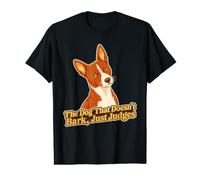 The Dog that Doesn't Bark Just Judges Humor Value Graphic T-Shirt