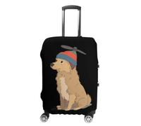 The Dog Wearing A Flight Cap Luggage Case Cover Protective Suitcase Covers Anti Scratch Baggage Washable Fits 19-32 Inch S