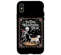 The Dog Whispering Dead Skeleton With Happy Pup Case for iPhone X/XS