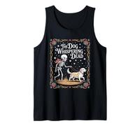 The Dog Whispering Dead Skeleton with Happy Pup Tank Top