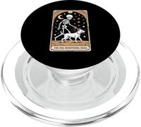The Dog Whispering Dead Tarot Skeleton Night Walk PopSockets PopGrip for MagSafe