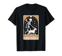 The Dog Whispering Dead Tarot Skeleton Night Walk T-Shirt