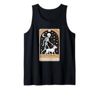 The Dog Whispering Dead Tarot Skeleton Night Walk Tank Top
