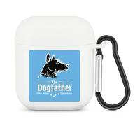 The Dogfather English Foxhound Bluetooth Headset Cover Earbuds Case TPU Headphone Protective Compatible with Airpods 1/2 White-Color