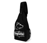 The Dogfather English Foxhound Sling Bags Casual Small Crossbody Bag Shoulder Backpack Hiking Daypack for Men Women